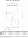 11010M - PANTALON DE BUZO (TZN)