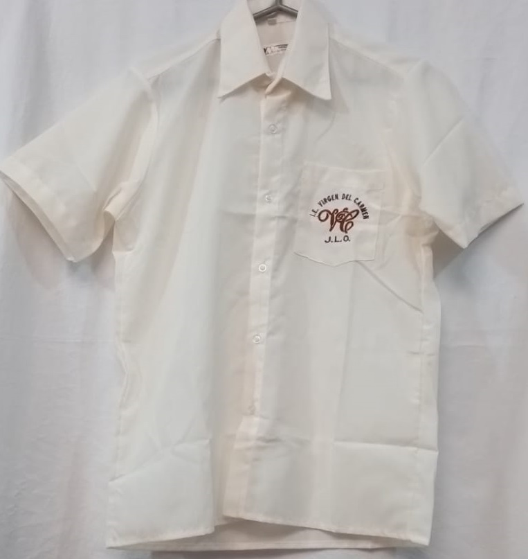 VIRCAR - CAMISA CREMA CUELLO CORBATA (PTE)