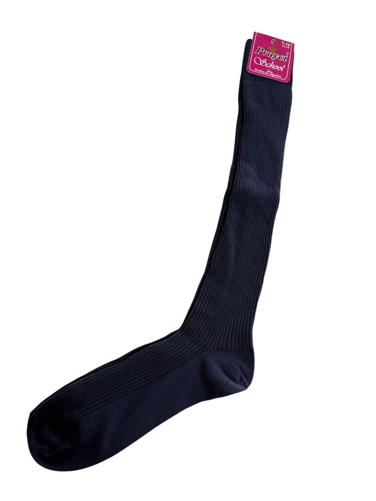 MEDIAS AZUL MARINO LARGAS ALGODÓN NIÑA (ALG)