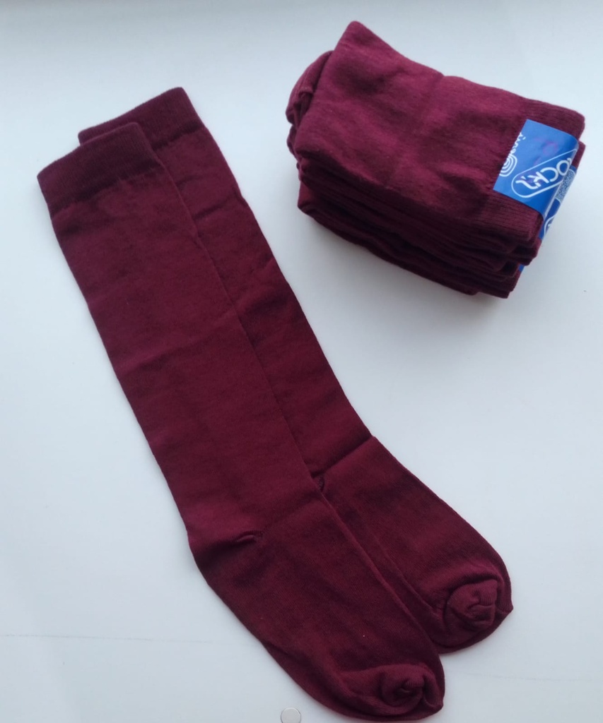 APLICA - MEDIAS UNIFORME COLOR GUINDA (ALY)