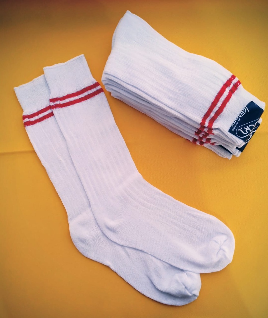 COMELI - MEDIAS BLANCAS C. LINEAS ROJAS (ALY)