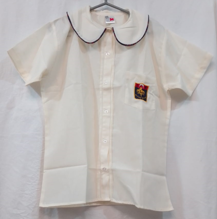 JLEORT - BLUSA CREMA CUELLO BB  (PTE)