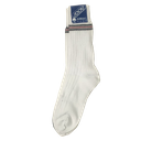 11010M/CARLOS - MEDIAS FISICA BLANCAS C. LINEAS PLOMO/ROJO/PLOMO