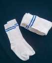 CIMA/MATERA - MEDIAS BLANCAS CON LINEAS AZULINO (ALY)